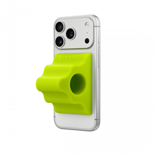 Аксессуар для iPhone, который сочетает в себе ручку и подставку, Hikawa Phone Grip & Stand Color: Chartreuse
